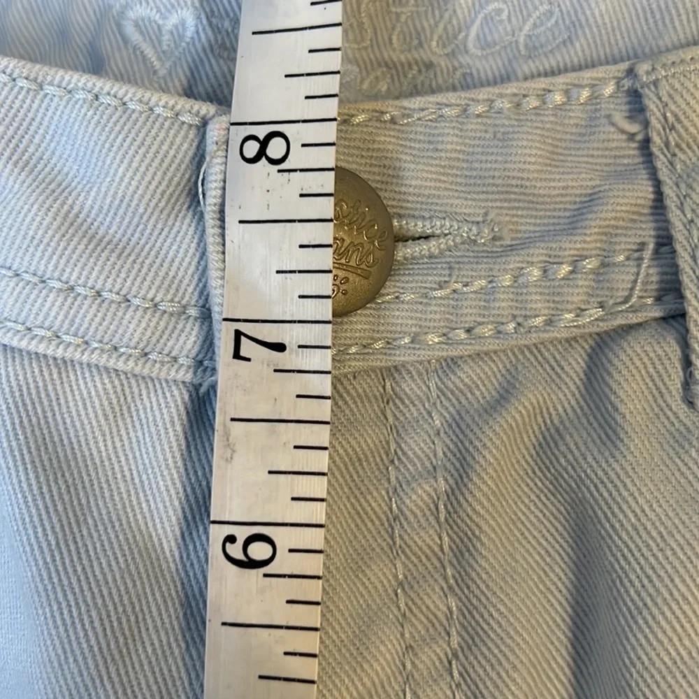 Justice Premium Light Wash Denim Shorts 14 R